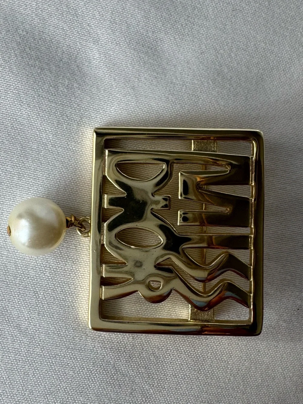 Miss Dior Brooch Gold Plated